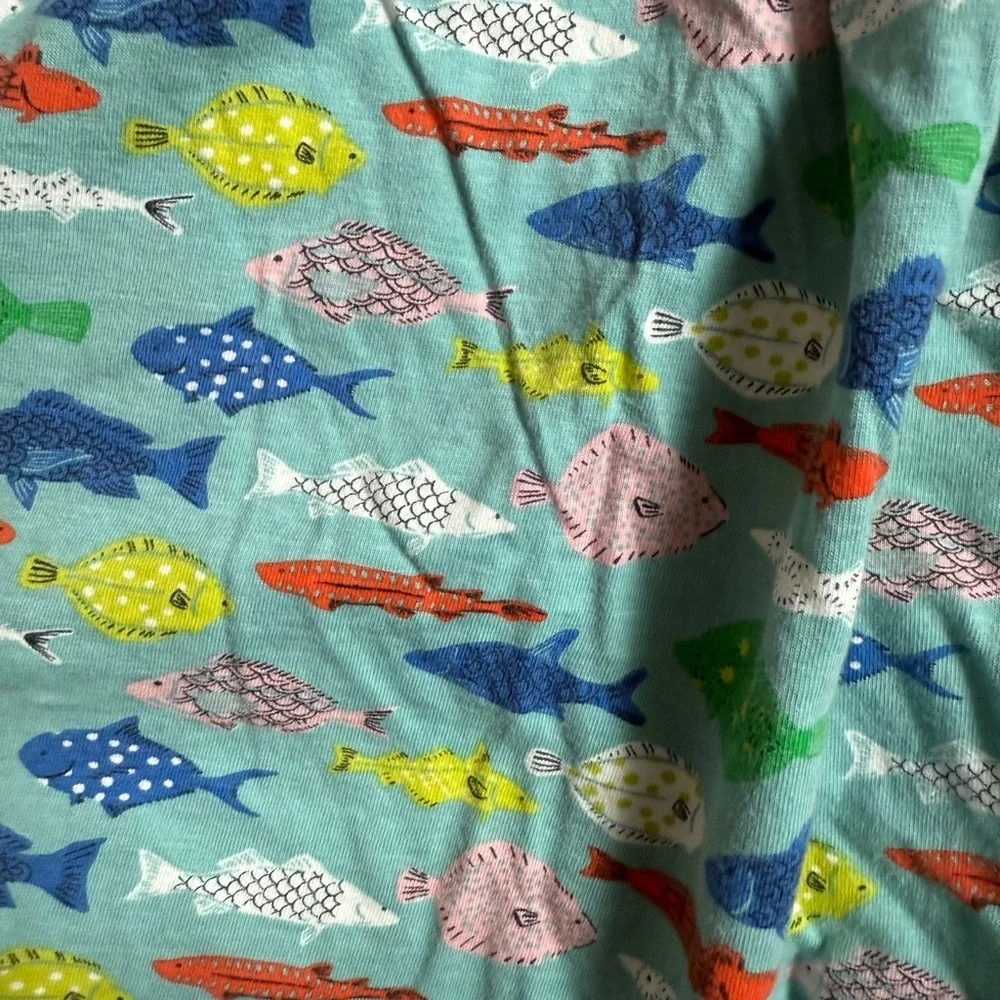 Mini Boden 2-3yr Colorful Fish Print Kids Dress